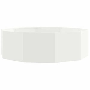 vidaXL Planter White 120 x 120 x 35 cm Steel
