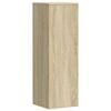 vidaXL Plant Stand Sonoma Oak 33x33x100 cm Engineered Wood