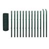 vidaXL Euro Fence Steel 25x1.0 m Green