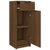 vidaXL Bathroom Cabinet Brown Oak 32x34x90 cm Engineered Wood
