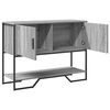 vidaXL Console Table Grey Sonoma 100x35x74.5 cm Engineered Wood