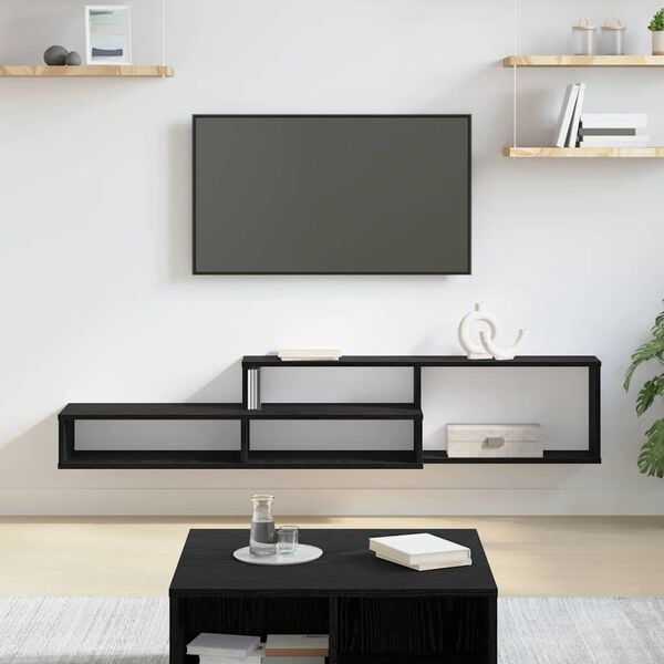 vidaXL Wall TV Stand 150 x 25 x 28.5 cm Engineered Wood