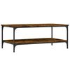 vidaXL Coffee Table Smoked Oak 100x55x40 cm Engineered Wood