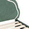 vidaXL Children's Bed Frame with Headboard Sea Green 80 x 200 cm
