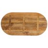 vidaXL Table Top 110x50x2.5 cm Oval Solid Wood Mango