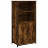 vidaXL Highboard Smoked Oak 62x36x121,5 cm Engineered Wood