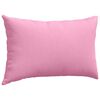 vidaXL Sofa Pillows 2 pcs Pink 50 x 30 cm Fabric