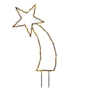 vidaXL Christmas Light Decoration with Spikes Meteor 115 LEDs 89 cm