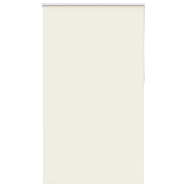 vidaXL Roller Blind Blackout Off White 120x230 cm Fabric Width 116.6 cm Polyester