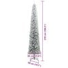 vidaXL Artificial Christmas Tree with 300 LEDs with Stand Green 270 cm