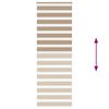 vidaXL Zebra Blind Sand Brown 75x200 cm Fabric Width 70.9 cm Polyester