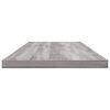 vidaXL Wall Shelves 4 pcs Grey Sonoma 80x20x1.5 cm Engineered Wood