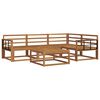 vidaXL Outdoor Sofa Set 5 pcs Natural Solid Acacia Wood