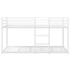 vidaXL Bunk Bed without Mattress White 75x190 cm Steel