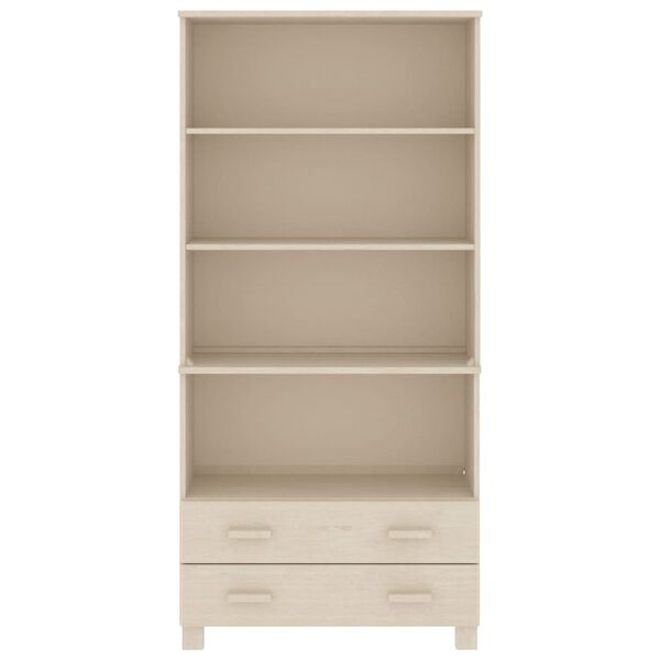 vidaXL Highboard HAMAR Solid Wood Pine Honey Brown