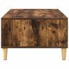 vidaXL Coffee Table Smoked Oak 102 x 55 x 35 cm Engineered Wood