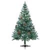 vidaXL Artificial Christmas Tree with Stand Green 150 cm PVC and Steel