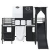 vidaXL Kids'Loft Bed Frame Black 99.5 x 190 cm Metal