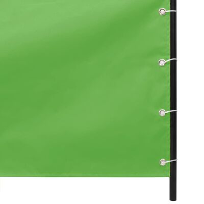 vidaXL Balcony Screen Light Green 80x240 cm Oxford Fabric
