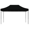 vidaXL Foldable Party Tent Pop-Up Black 440x292x315 cm