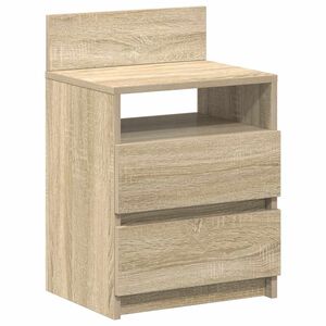 vidaXL Bedside Cabinet with 2 Drawers Sonoma Oak 40x33x60 cm