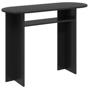 vidaXL Console Table Black Oak 100 x 39.5 x 75 cm Engineered Wood