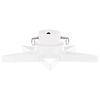 vidaXL Christmas Tree Stand White 47x47x13.5 cm