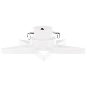 vidaXL Christmas Tree Stand White 47x47x13.5 cm
