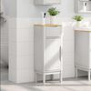 vidaXL Bathroom Cabinet White 35 x 30 x 90 cm Solid Pine Wood