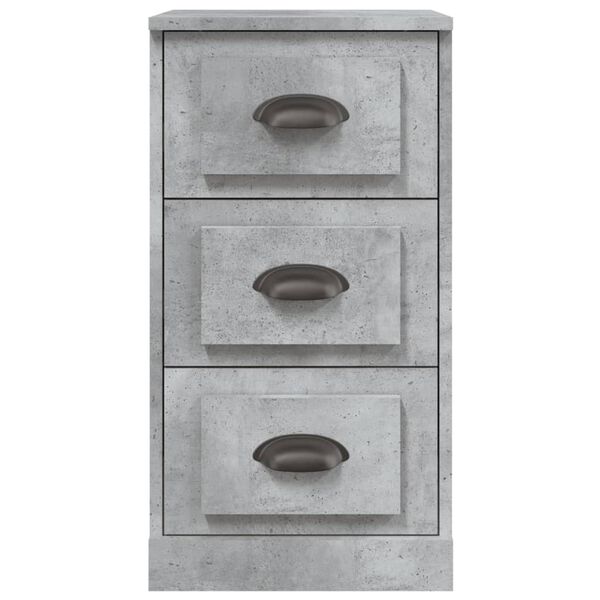 vidaXL Sideboard Concrete Grey 36x35.5x67.5 cm Engineered Wood