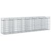 vidaXL Gabion Raised Bed 2 pcs 300 x 50 x 80 cm Galvanised Steel