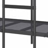 vidaXL Bunk Bed without Mattress Black 90x190 cm Single Steel