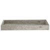 vidaXL Loggia Wall Shelves 4 pcs Concrete Grey 40x15x4 cm MDF