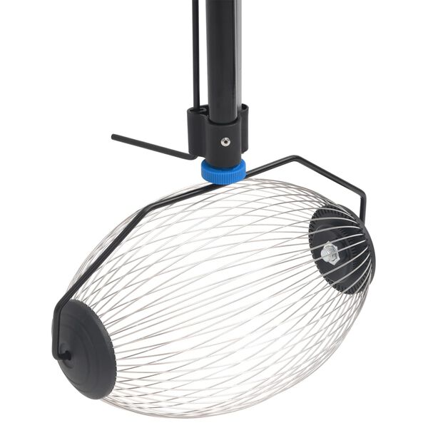 vidaXL Nut Collector Blue 127 cm Steel