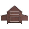 vidaXL Chicken Coop Brown 157x97x110 cm Wood