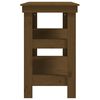 vidaXL Work Bench Honey Brown 110.5x50x80 cm Solid Wood Pine