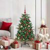 vidaXL Artificial Christmas Tree with 150 LEDs with Stand Green 120 cm