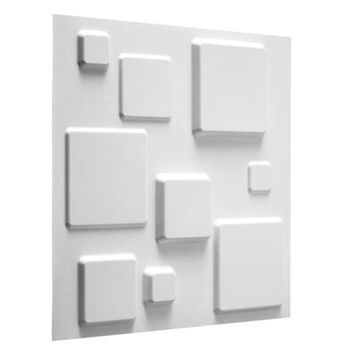WallArt 3D Wall Panels Squares 12 pcs GA-WA09
