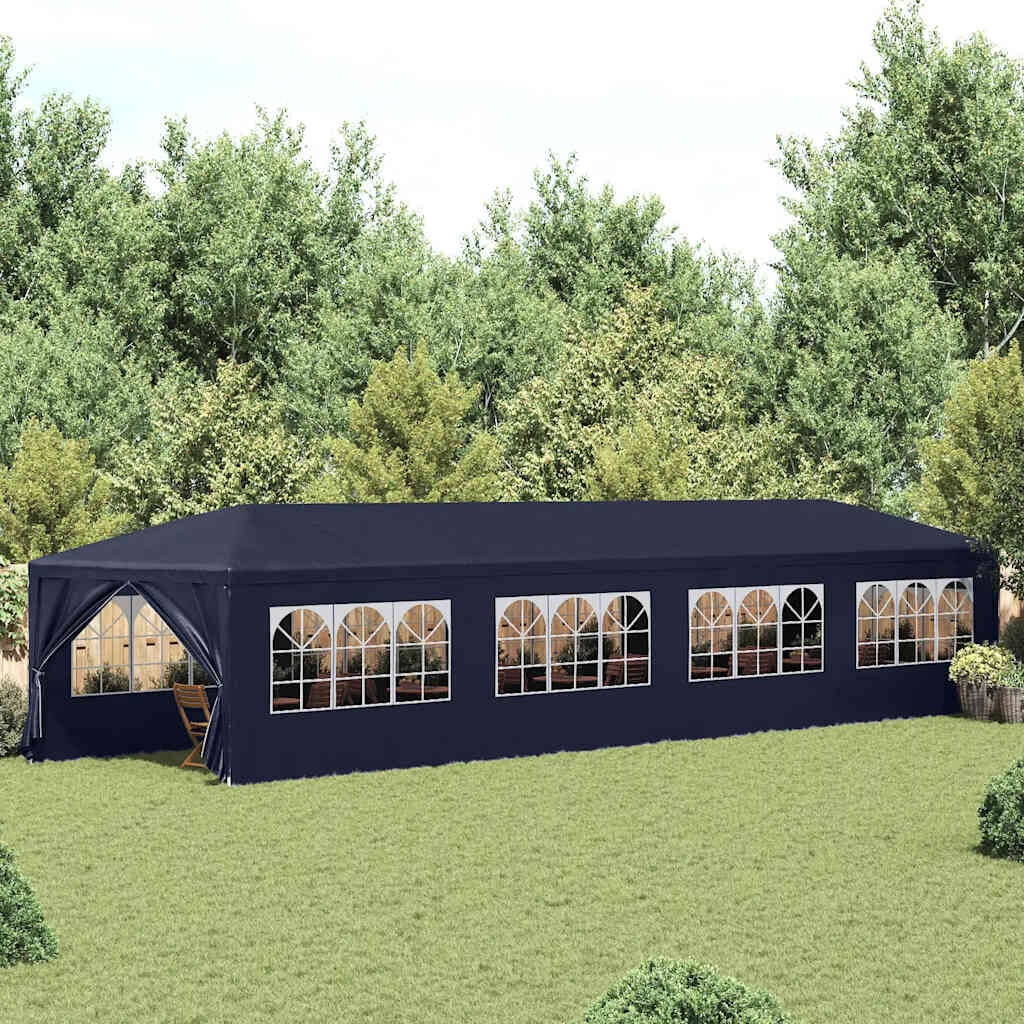 vidaXL Garden Marquee 3x12 m Blue | vidaXL.co.uk