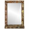 vidaXL Bathroom Mirror Brown 50 x 22 x 70 cm Solid Reclaim Wood