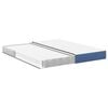 vidaXL Bed Mattress with Mattress Blue 180 x 200 cm Fabric