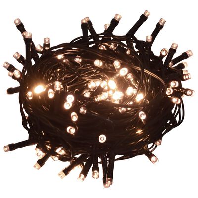 Light String with 1000 LEDs 100 m 8 Light Effects IP44 Warm White