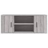 vidaXL TV Cabinet Grey Sonoma 100x35x40 cm Engineered Wood