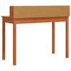 vidaXL Desk with Drawer Wax Brown 110 x 50 x 93 cm Soild Pine Wood