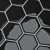 vidaXL Hexagon Tile 20 pcs White 30 x 30 cm Polyurethane and PET