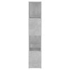 vidaXL Book Cabinet Room Divider Concrete Grey 60x24x124.5 cm