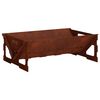 vidaXL Fire Pit Rusty 60 x 40 x 20 cm Weathering Steel
