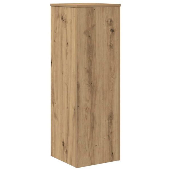 vidaXL Plant Stand Artisan Oak 33x33x100 cm Engineered Wood
