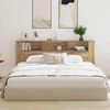 vidaXL Headboard with Headboard 220 x 18.5 x 102.5 cm