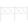 vidaXL Metal Replace Headboard White 180cm